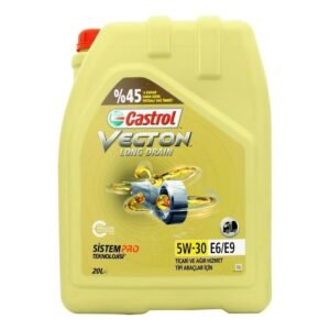 Castrol Vecton Long Drain 5W30 E6/E9 20 Lt Partiküllü Motor Yağı