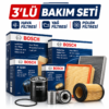 Fiat Egea 1.4 Benzin Liqui Moly 4600 Motor Yağı Filtre Seti (2015-2023) 4 Lü