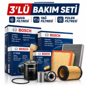 Bosch Audi Q5 40 Dizel 190 HP Filtre Bakım Seti (2018-2021) 3 Lü
