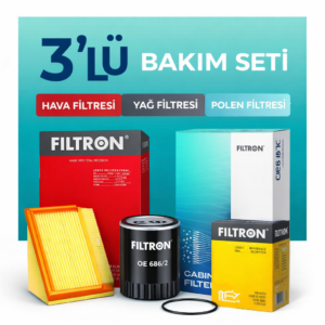 Filtron BMW X6 35 Dizel Filtre Bakım Seti (2008-2011) 3 Lü