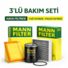 MANN Dodge Nitro 2.8 Dizel Filtre Bakım Seti (2007-2012) 3 Lü