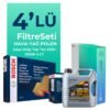 Bosch Audi Q2 1.0 Tfsi Filtre Bakım Seti Liqui Moly Motor Yağlı (2016-2023) 4 Lü