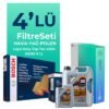 Bosch BMW 5.20 Dizel Filtre Bakım Seti Liqui Moly Motor Yağlı (2007-2010) 4 Lü