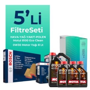 BOSCH Citroen Jumper 2.2 BlueHDi Dizel Filtre Bakım Seti Motul Motor Yağlı (2019-2024) 5 Li