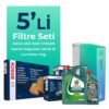 BOSCH Fiat Linea 1.6 Dizel Filtre Bakım Seti Castrol Motor Yağlı (2009-2017) 5 Li