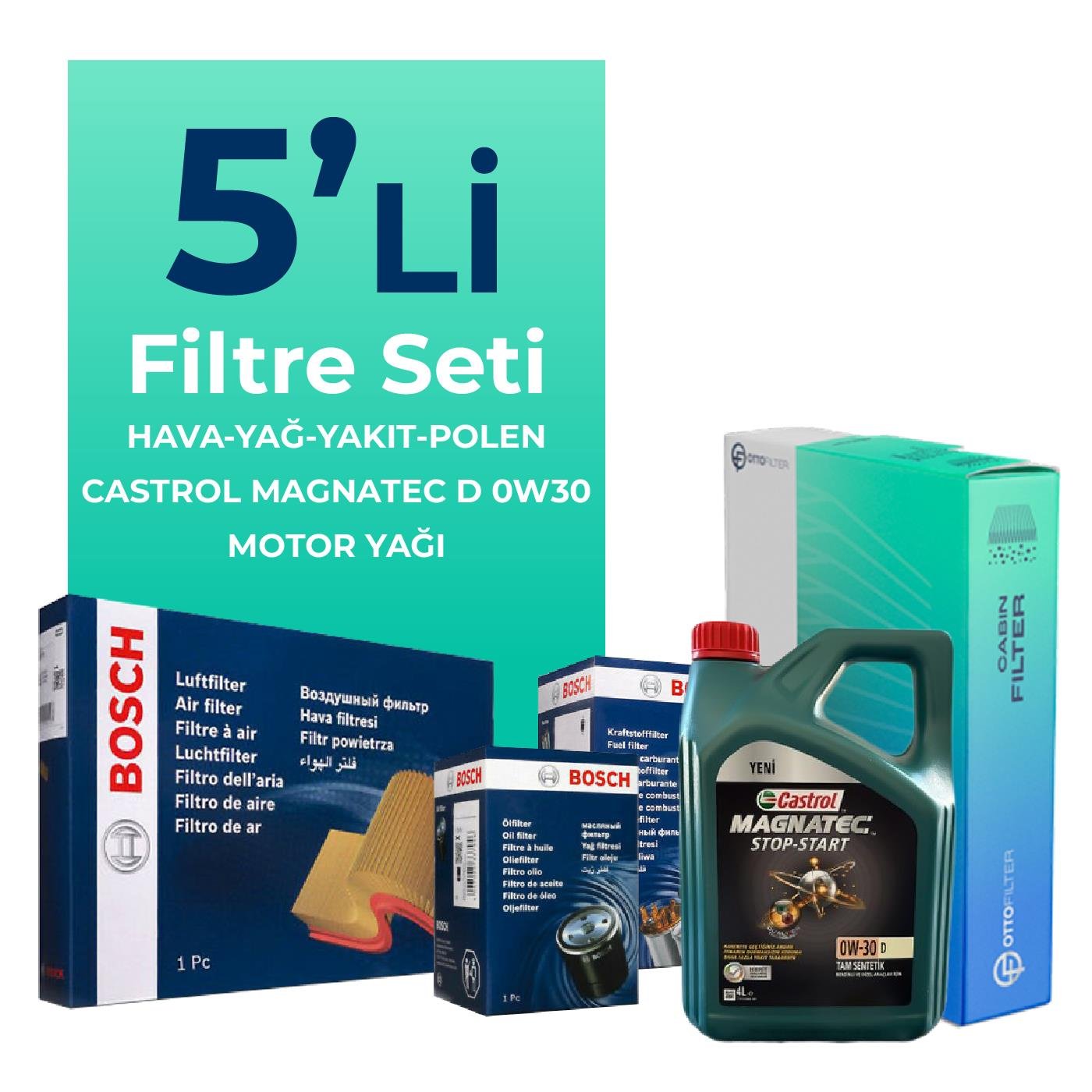 bosch-ford-tourneo-custom-2-0-dizel-filtre-bakim-seti-castrol-motor-yagli-2015-2023-5-li-59279