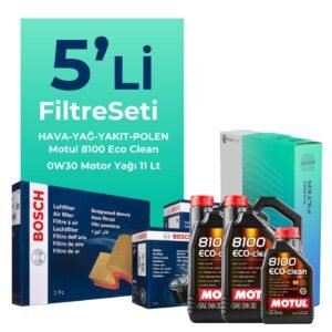 BOSCH Ford Transit V363 2.0 Dizel Filtre Bakım Seti Motul Motor Yağlı (2014-2024) 5 Li