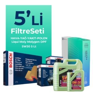 Bosch Hyundai i30 1.6 Dizel Filtre Bakım Seti Liqui Moly Motor Yağlı (2009-2011) 5 Li
