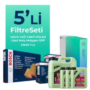 Bosch Isuzu D-Max 1.9 Filtre Bakım Seti Liqui Moly Motor Yağlı (2017-2023) 5 Li