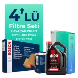 BOSCH Jeep Grand Cherokee 3.1 Dizel Filtre Bakım Seti Motul Motor Yağlı (1999-2002) 4 Lü