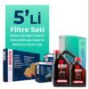 BOSCH Kia Rio 1.4 Dizel Filtre Bakım Seti Motul Motor Yağlı (2011-2017) 5 Li