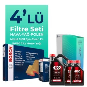 BOSCH Kia Sorento 2.2 Dizel Filtre Bakım Seti Motul Motor Yağlı (2010-2012) 4 Lü