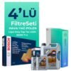 BOSCH Mercedes C250 Dizel Filtre Bakım Seti Liqui Moly Motor Yağlı (2009-2014) 4 Lü
