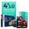 BOSCH Mercedes E270 Dizel Filtre Bakım Seti Motul Motor Yağlı (2003-2005) 4 Lü