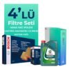BOSCH Peugeot 2008 1.6 BlueHDi Dizel Filtre Bakım Seti Castrol Motor Yağlı (2015-2019) 4 Lü