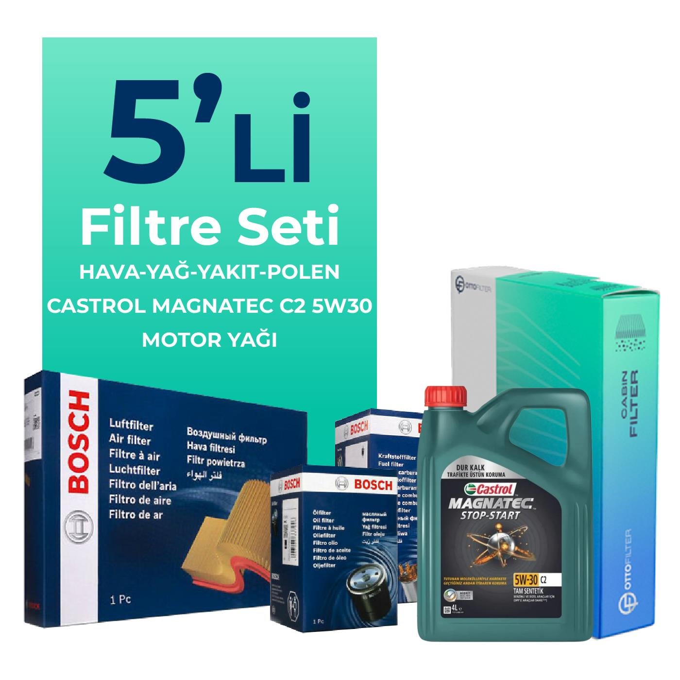 bosch-peugeot-bipper-1-3-dizel-filtre-bakim-seti-castrol-motor-yagli-2009-2016-5-li-60435