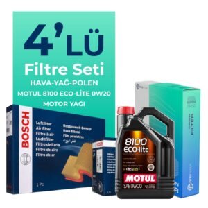 BOSCH Suzuki Vitara 1.4 Hybrid Filtre Bakım Seti Motul Motor Yağlı (2021-2025) 4 Lü