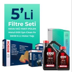 BOSCH Volkswagen Transporter T6 2.0 Dizel Filtre Bakım Seti Motul Motor Yağlı (2015-2023) 5 Li