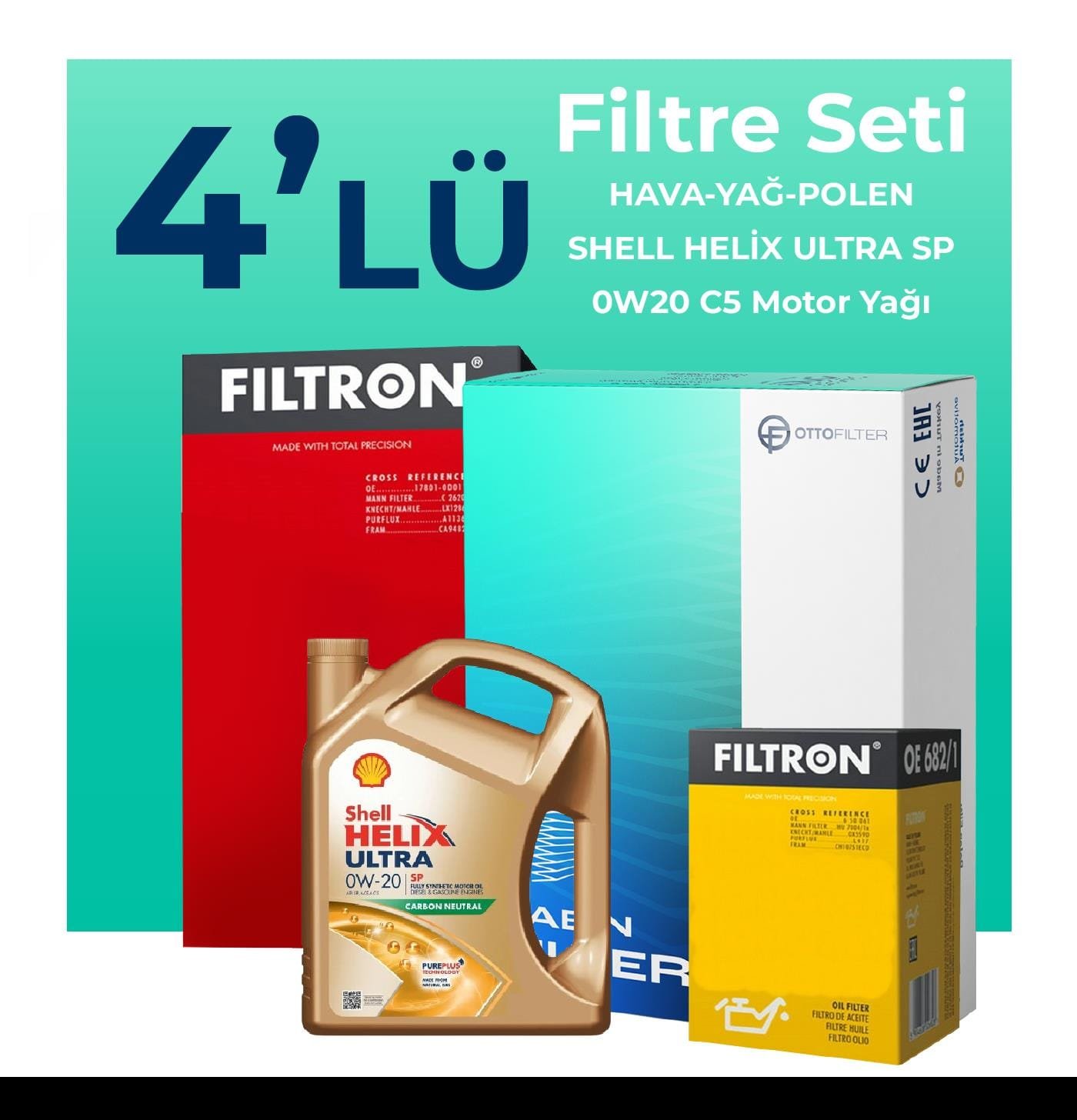 filtron-audi-a3-1-0-tfsi-filtre-bakim-seti-shell-motor-yagli-2016-2019-4-lu-104605