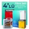 Filtron Audi A3 1.2 Tfsi Filtre Bakım Seti Liqui Moly Motor Yağlı (2013-2016) 4 Lü