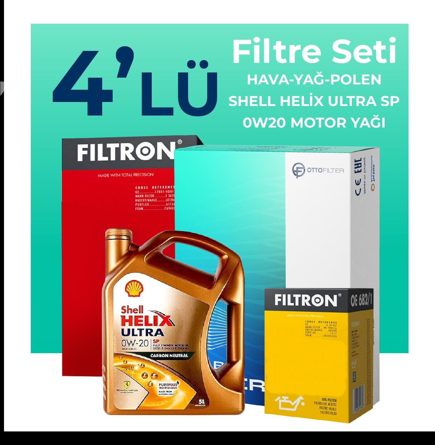 filtron-audi-a3-1-5-tfsi-filtre-bakim-seti-shell-motor-yagli-2016-2019-4-lu-68084