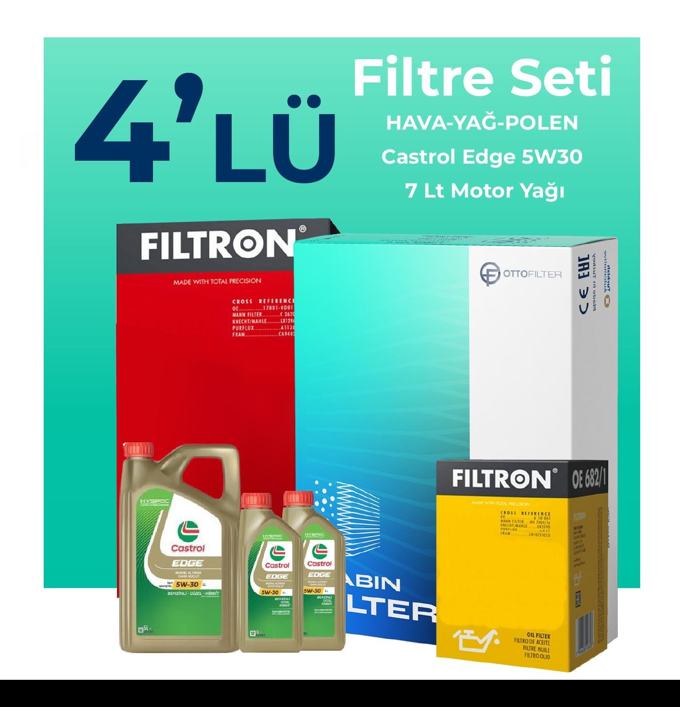filtron-bmw-7-40-dizel-xdrive-filtre-bakim-seti-castrol-motor-yagli-2012-2015-4-lu-107438