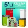 Filtron Chevrolet Cruze 2.0 Dizel Filtre Bakım Seti Liqui Moly Motor Yağlı (2009-2014) 5 Li