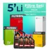 Filtron Citroen Jumper 2.0 BlueHDi Dizel Filtre Bakım Seti Motul Motor Yağlı (2015-2020) 5 Li