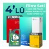 Filtron Daihatsu Terios 1.5 Filtre Bakım Seti Castrol Motor Yağlı (2006-2017) 4 Lü