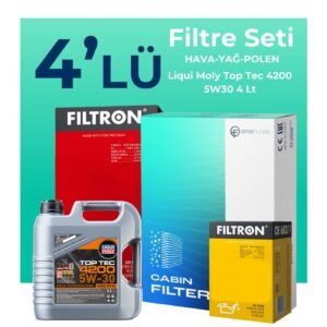 Filtron Fiat Linea 1.3 Dizel Filtre Bakım Seti Liqui Moly Motor Yağlı EURO 4 (2007-2017) 4 Lü