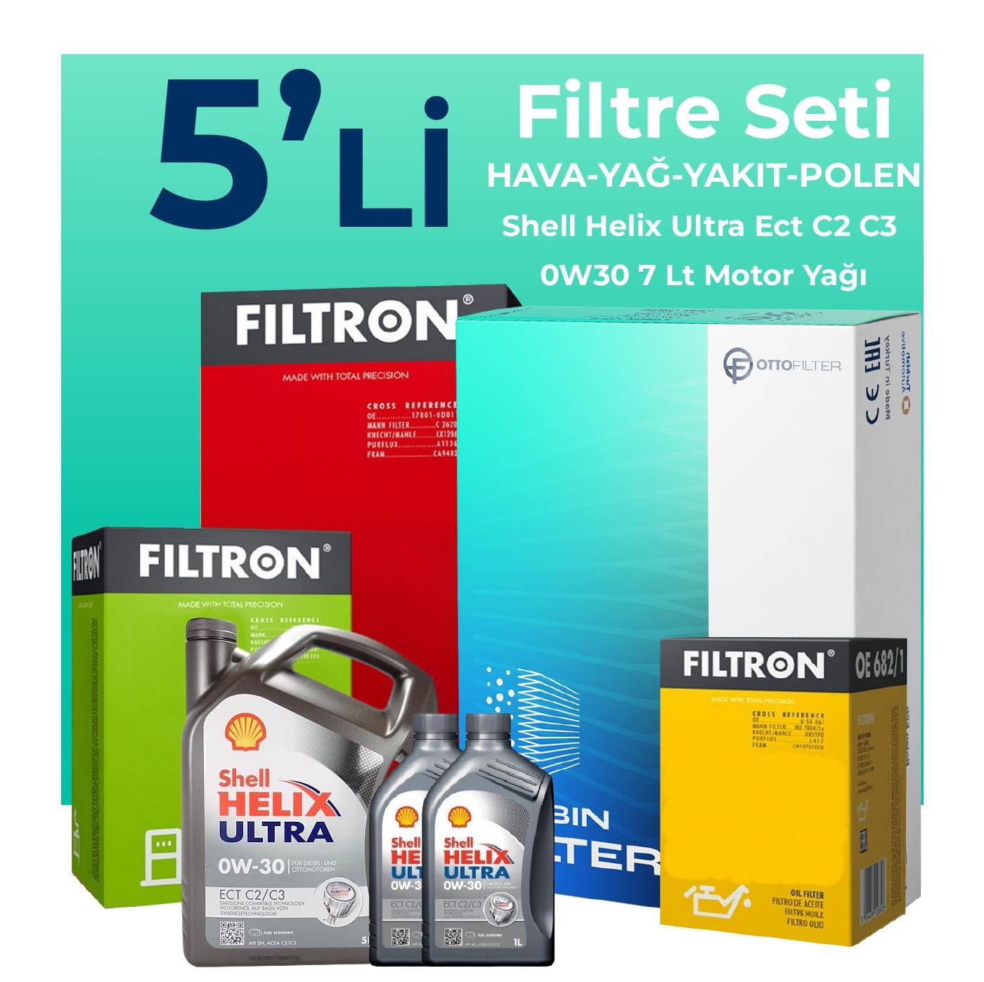 filtron-ford-courier-1-5-ecoblue-filtre-bakim-seti-shell-motor-yagli-2018-2023-5-li-109126