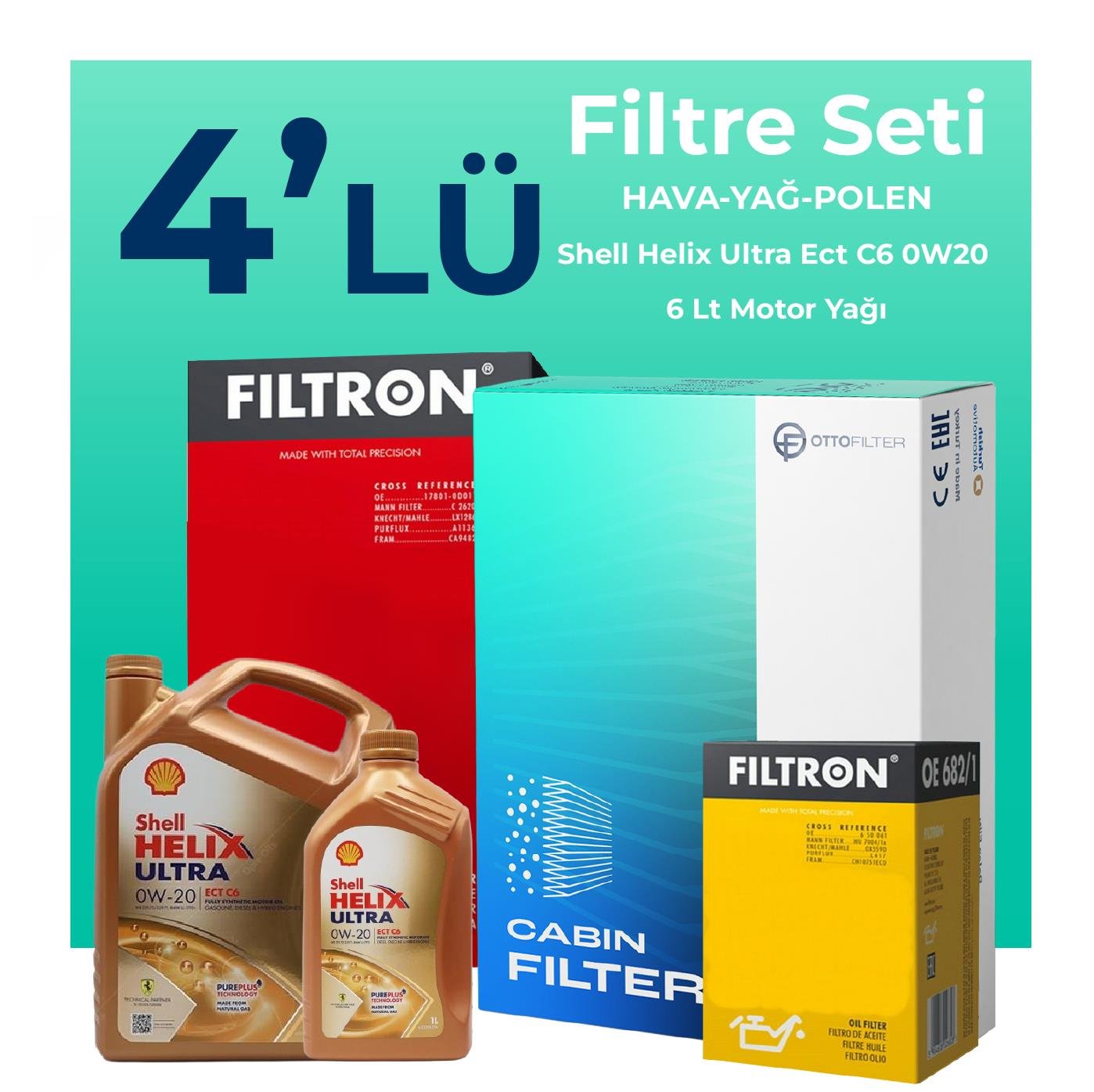 filtron-ford-focus-1-5-dizel-otomatik-filtre-bakim-seti-shell-motor-yagli-2018-2024-4-lu-109375