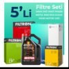 Filtron Honda Civic 1.6 Dizel Filtre Bakım Seti Motul Motor Yağlı (2018-2021) 5 Li