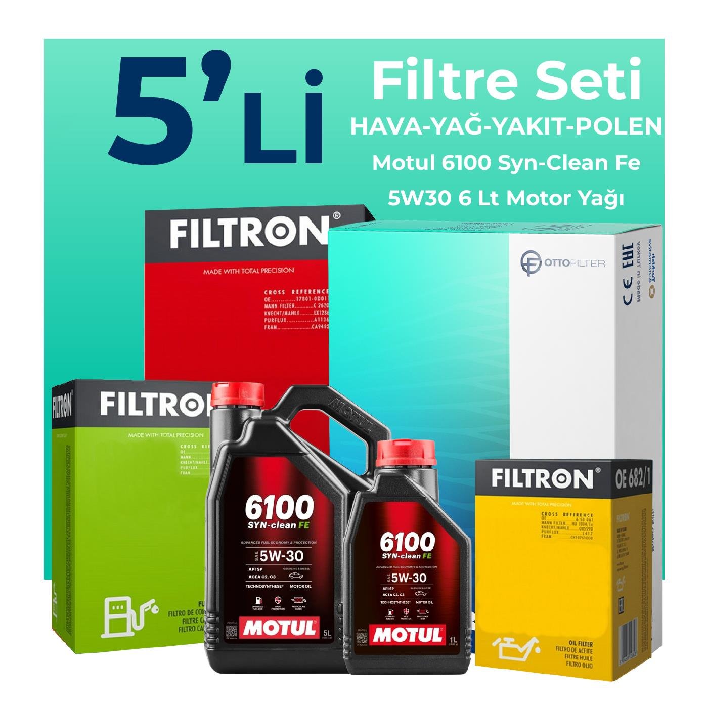 filtron-hyundai-sonata-2-0-dizel-filtre-bakim-seti-motul-motor-yagli-2009-2011-5-li-108799