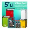 Filtron Land Rover Freelander 2.2 Filtre Bakım Seti Castrol Motor Yağlı (2006-2014) 5 Li