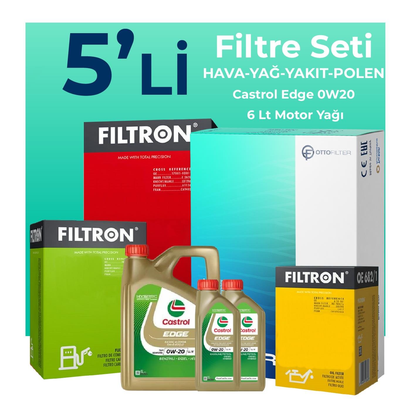 filtron-mercedes-glc220-dizel-filtre-bakim-seti-castrol-motor-yagli-2023-2025-5-li-109448