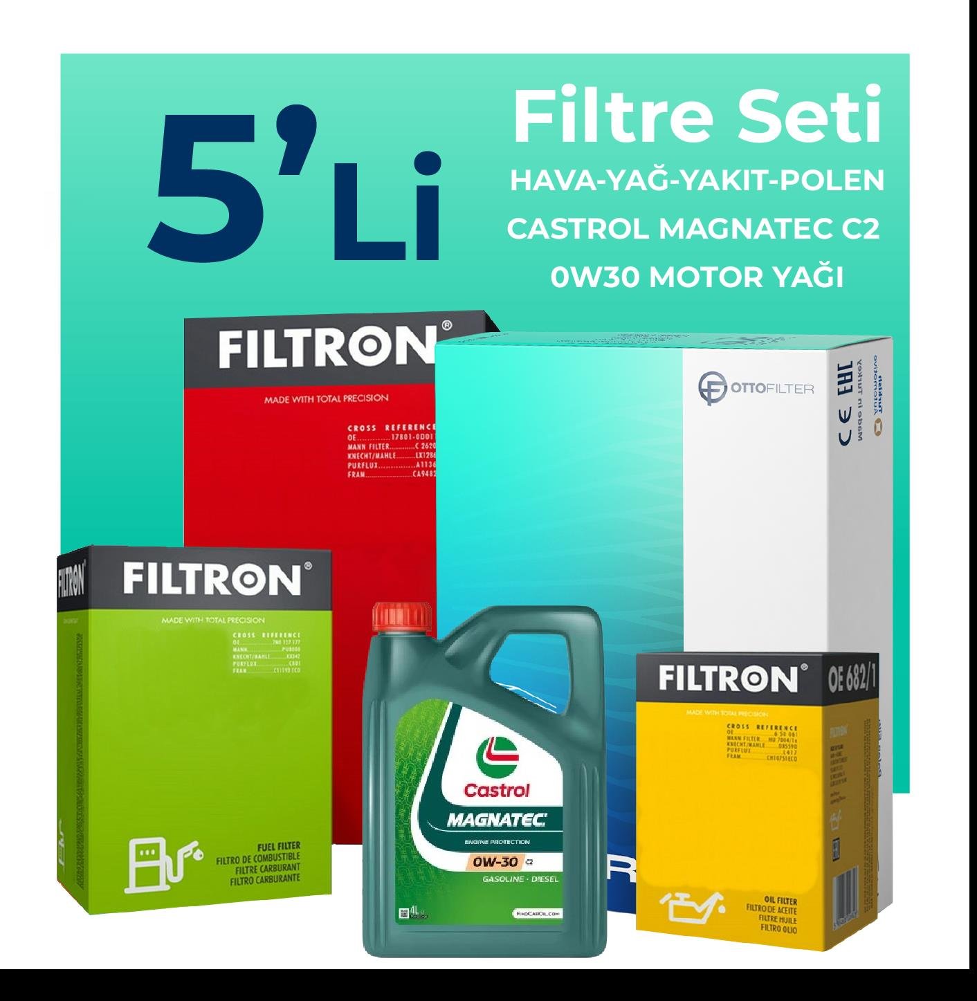filtron-opel-grandland-x-1-6-dizel-filtre-bakim-seti-castrol-motor-yagli-2017-2022-5-li-59237