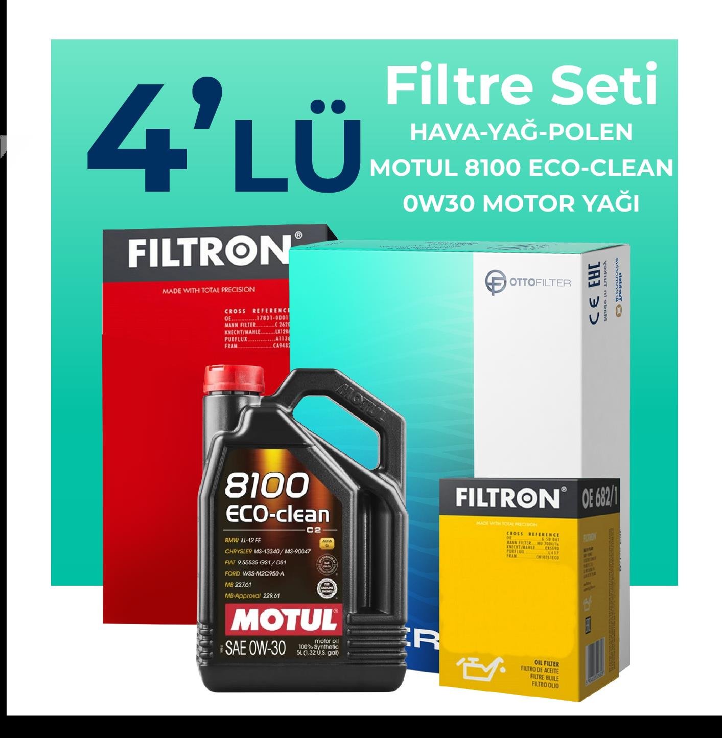 filtron-peugeot-2008-1-2-benzin-vti-filtre-bakim-seti-motul-motor-yagli-2013-2018-4-lu-63035