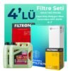 Filtron Range Rover Vogue 4.4 Benzin Filtre Bakım Seti Liqui Moly Motor Yağlı (2006-2012) 4 Lü
