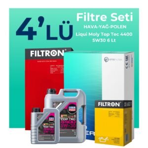 Filtron Renault Koleos 1.6 Dizel Filtre Bakım Seti Liqui Moly Motor Yağlı (2016-2018) 4 Lü