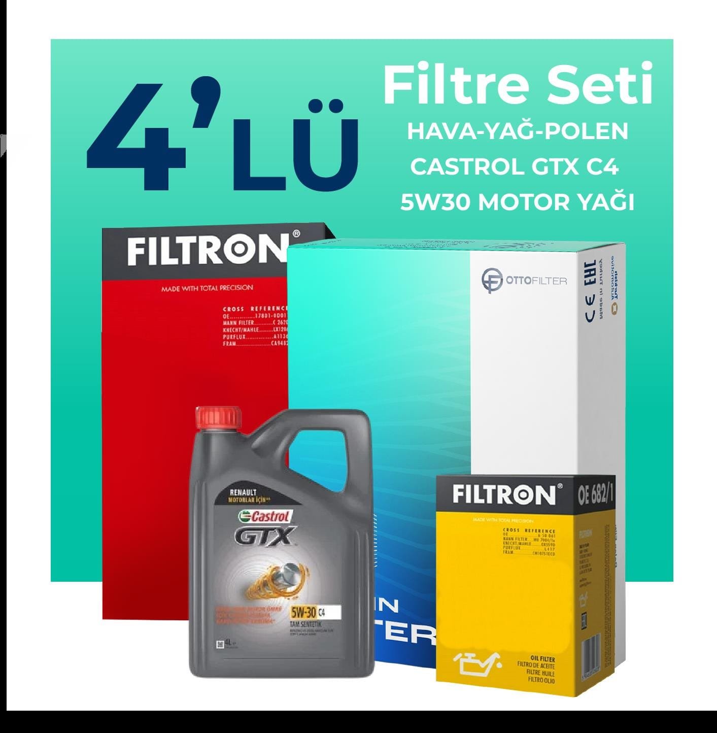 filtron-renault-symbol-1-0-benzin-tce-filtre-bakim-seti-castrol-motor-yagli-2017-2021-4-lu-58806