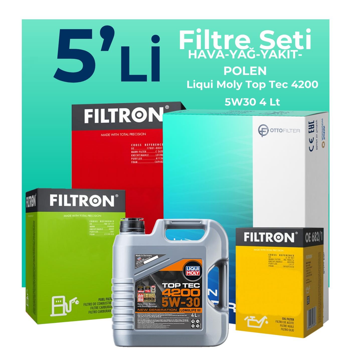 filtron-skoda-rapid-1-4-dizel-filtre-bakim-seti-liqui-moly-motor-yagli-2015-2018-5-li-126015
