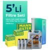 MANN BMW X6 3.0 Dizel Filtre Bakım Seti Liqui Moly Motor Yağlı (2010-2014) 5 Li