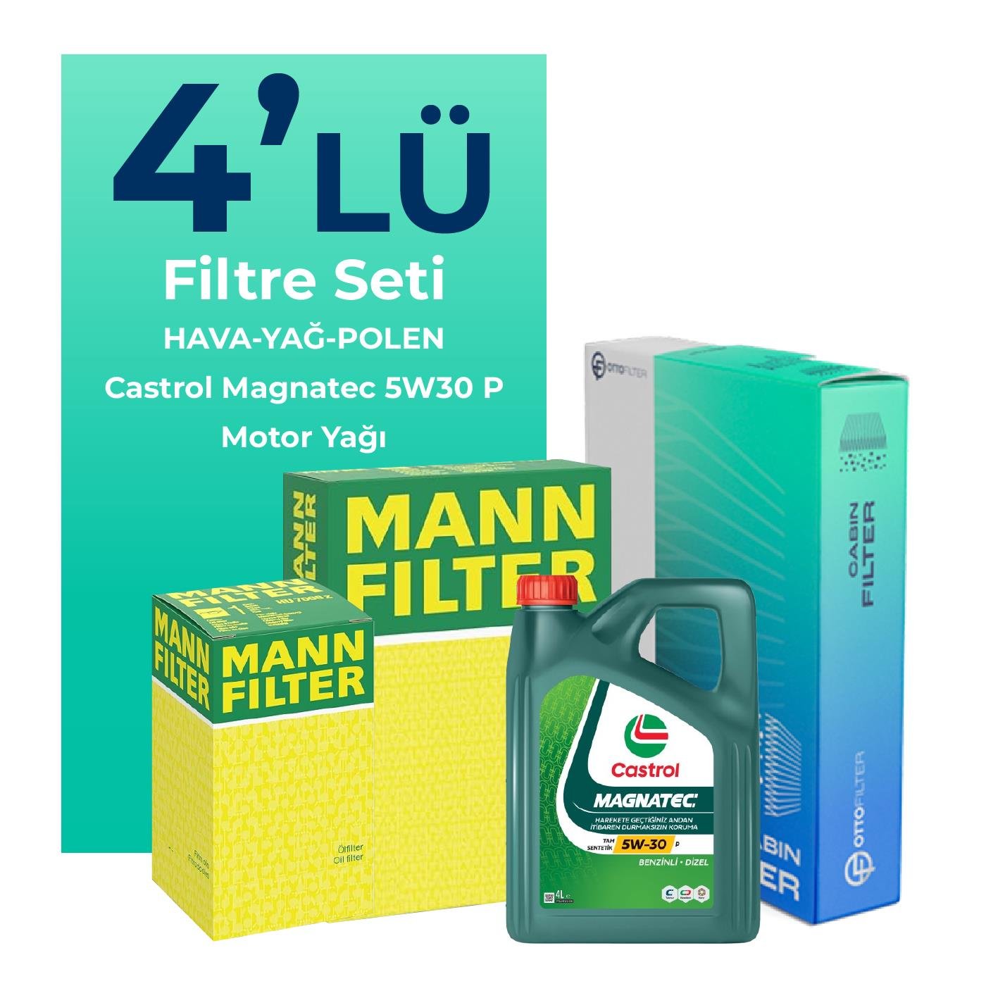 mann-citroen-c3-1-2-benzinli-filtre-bakim-seti-castrol-motor-yagli-2012-2016-4-lu-104843