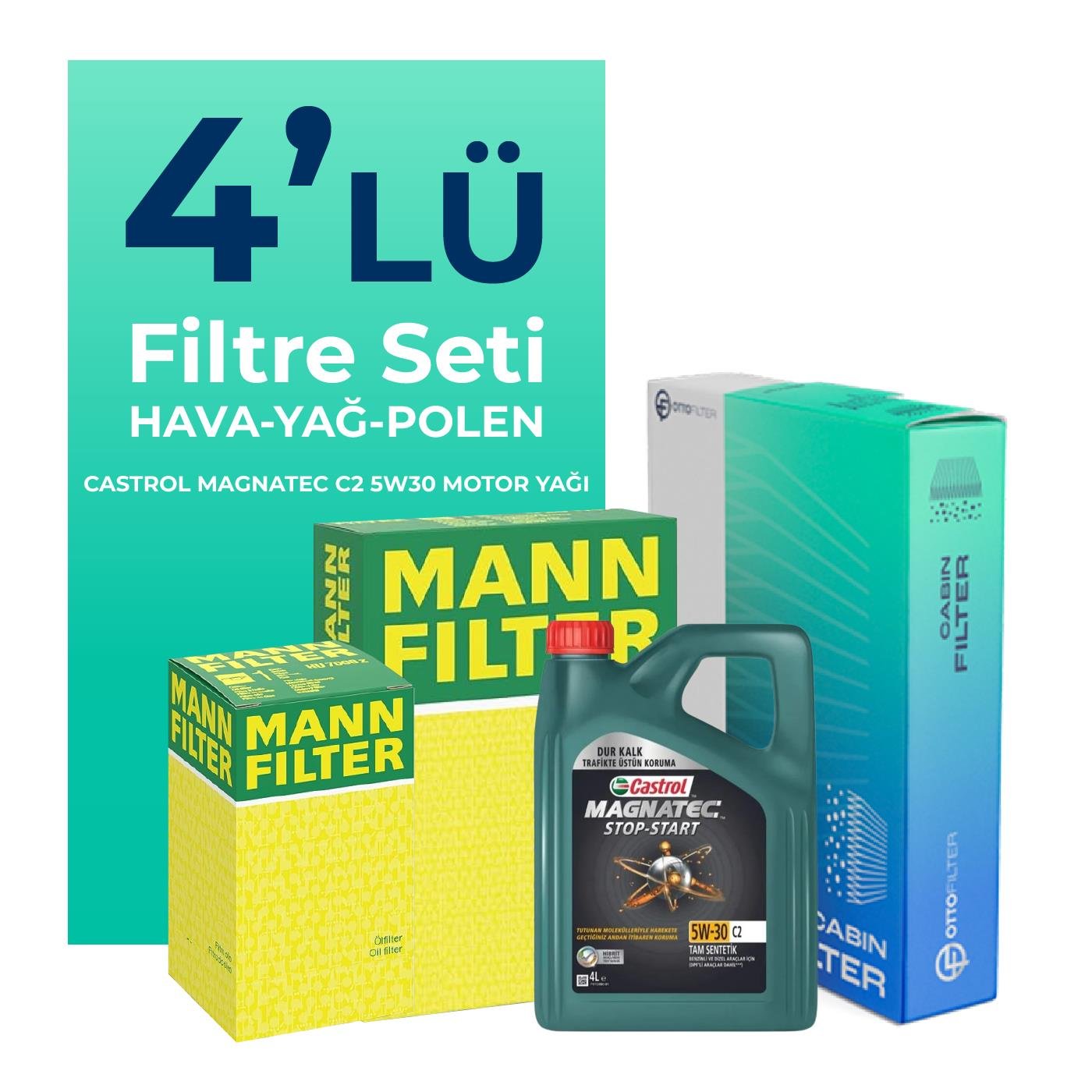 mann-citroen-c4-1-6-dizel-filtre-bakim-seti-castrol-motor-yagli-2004-2011-4-lu-65743