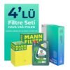 MANN Ford Fiesta 1.4 Dizel Filtre Bakım Seti Castrol Motor Yağlı (2009-2011) 4 Lü