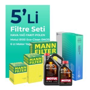 MANN Ford Kuga 1.5 Dizel Manuel Filtre Bakım Seti Motul Motor Yağlı (2019-2023) 5 Li