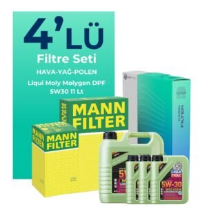 MANN Ford Transit V363 2.2 Dizel Filtre Bakım Seti Liqui Moly Motor Yağlı (2014-2024) 4 Lü