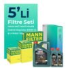 MANN Hyundai Sonata 2.0 Dizel Filtre Bakım Seti Castrol Motor Yağlı (2009-2011) 5 Li