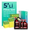 MANN Jeep Cherokee 2.8 Dizel Filtre Bakım Seti Motul Motor Yağlı (2008-2013) 5 Li